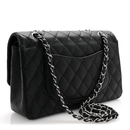 Chanel Caviar Quilted Medium Double Flap Black 3 of 10