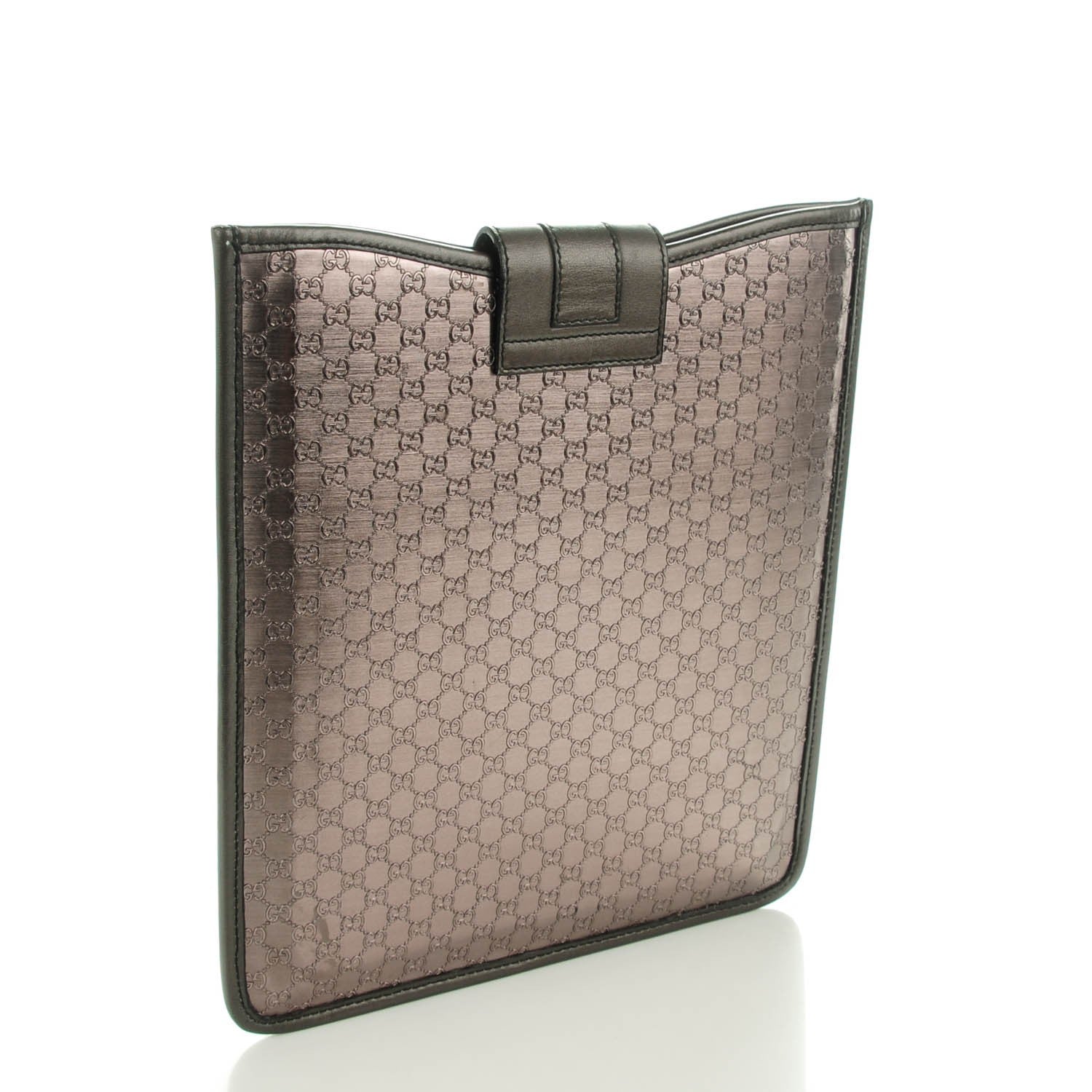 Gucci Shiny Microguccissima iPad Case Gunmetal 3 of 6