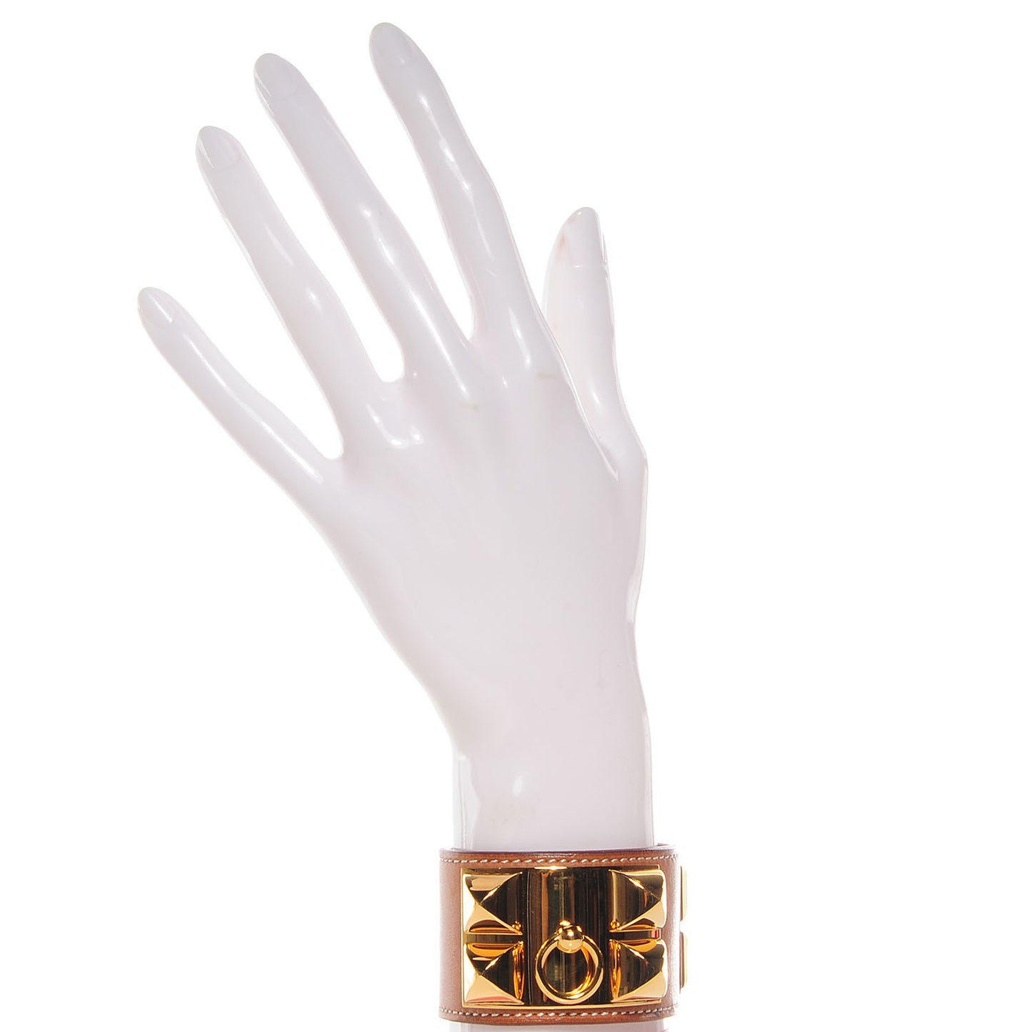 Barenia Collier De Chien CDC S Bracelet Fauve