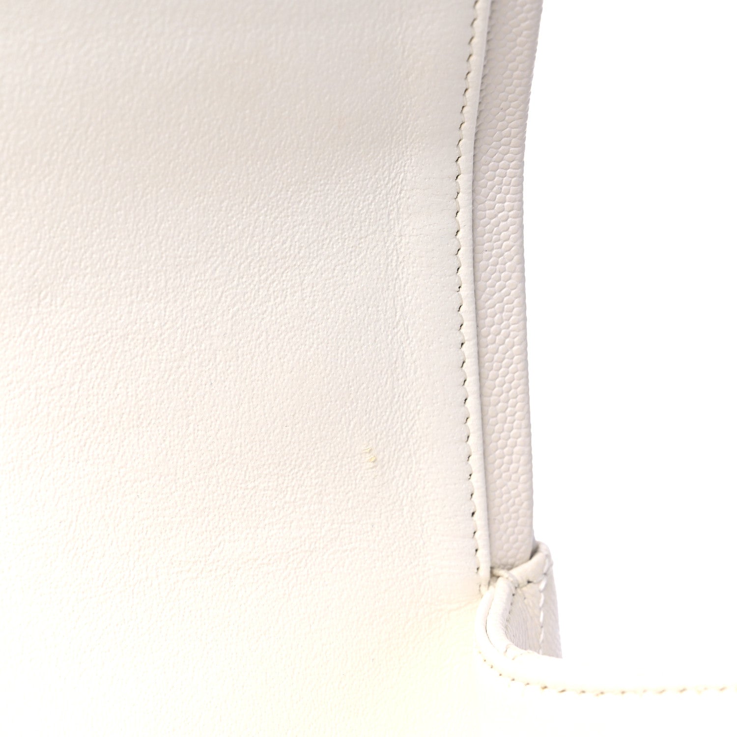 Chanel Caviar Quilted Jumbo Double Flap White 14 of 21