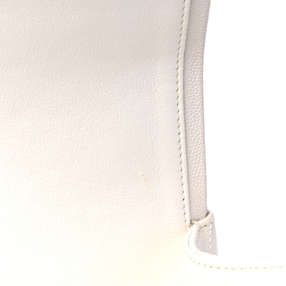 Chanel Caviar Quilted Jumbo Double Flap White 14 of 21