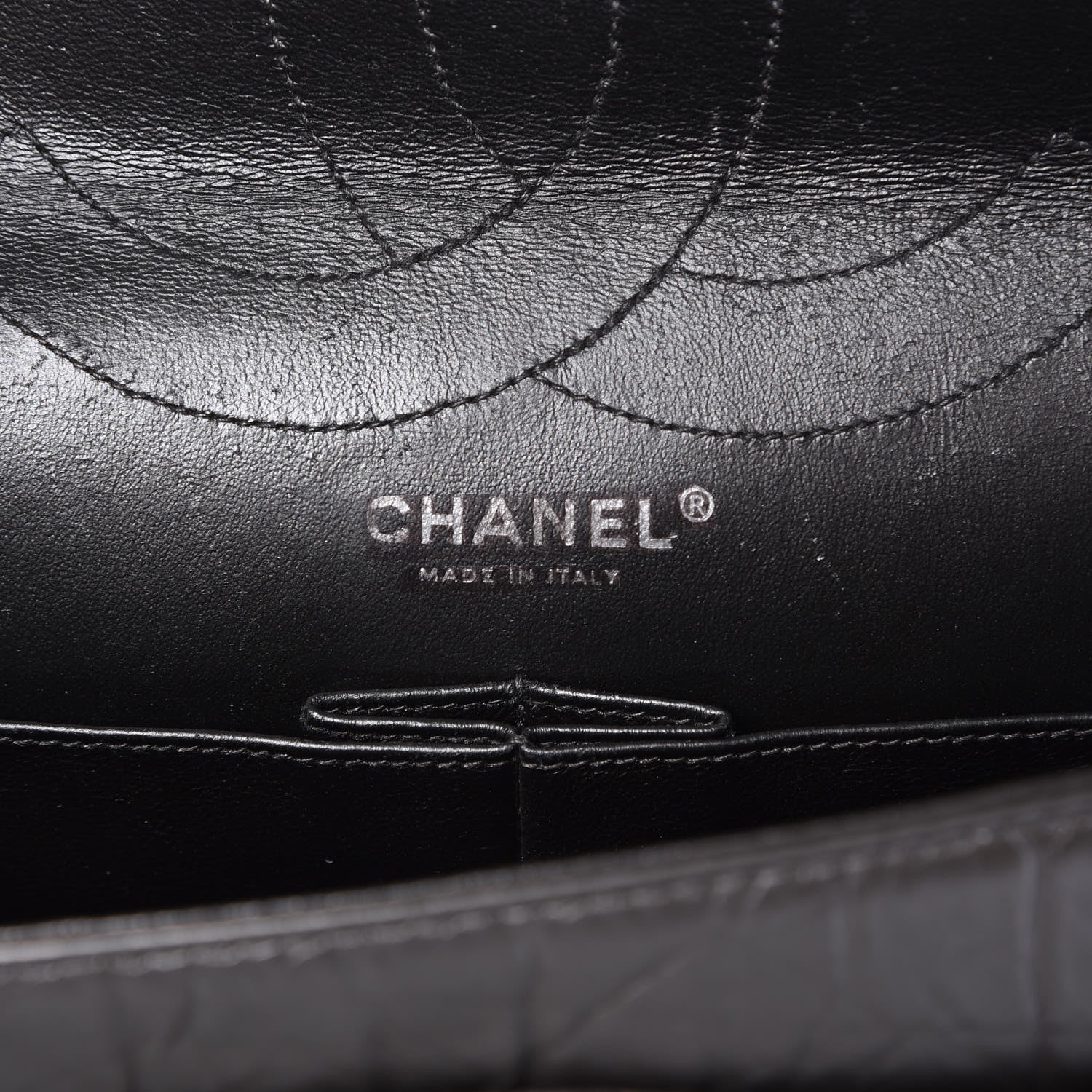 Chanel Metallic Aged Calfskin Quilted 2.55 Reissue 227 Flap Silver 7 of 10