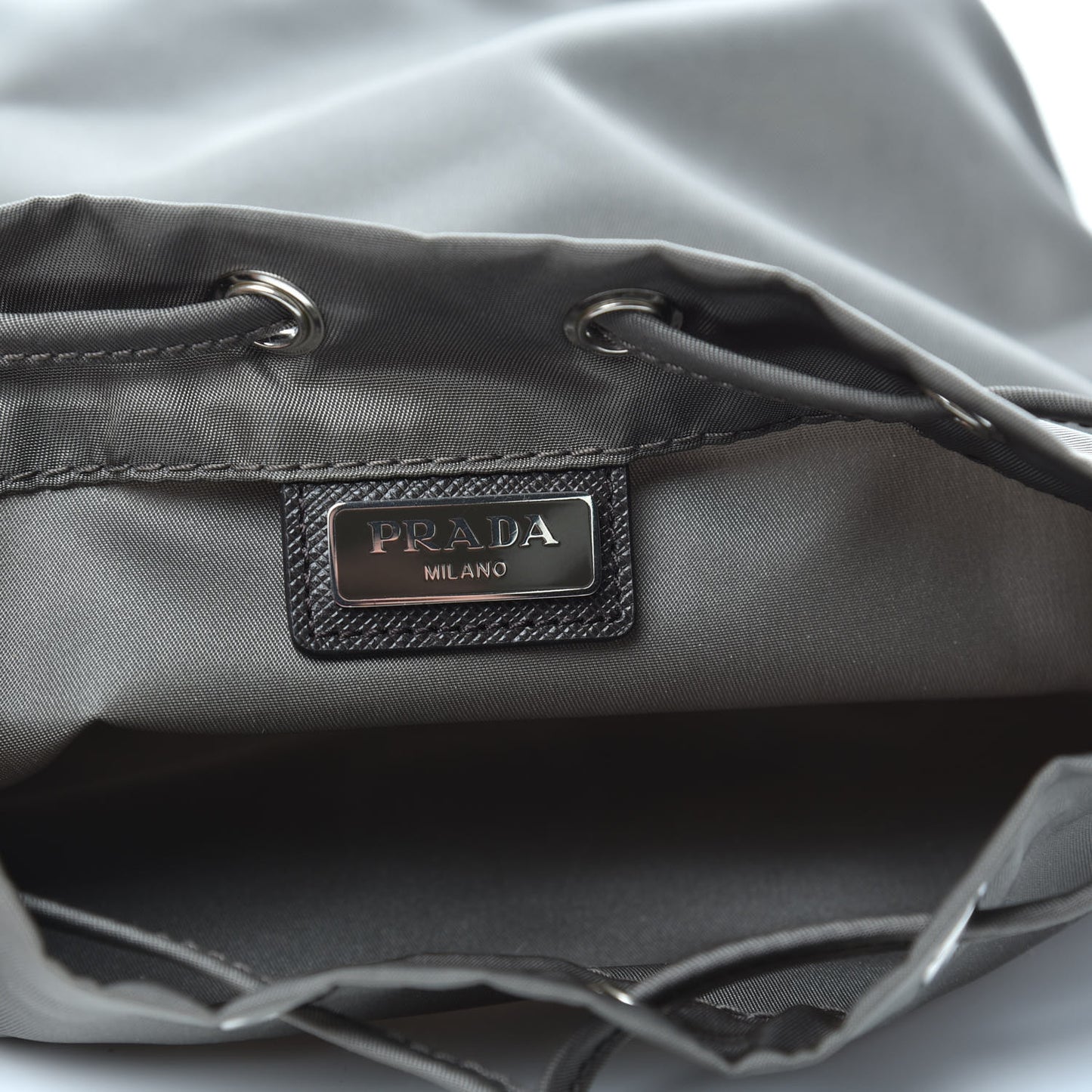Nylon Vela Drawstring Pouch Argilla