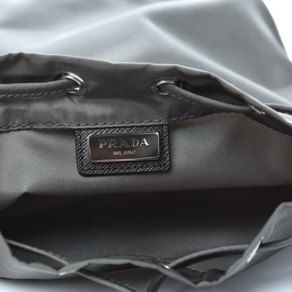 Prada Nylon Vela Drawstring Pouch Argilla 6 of 8