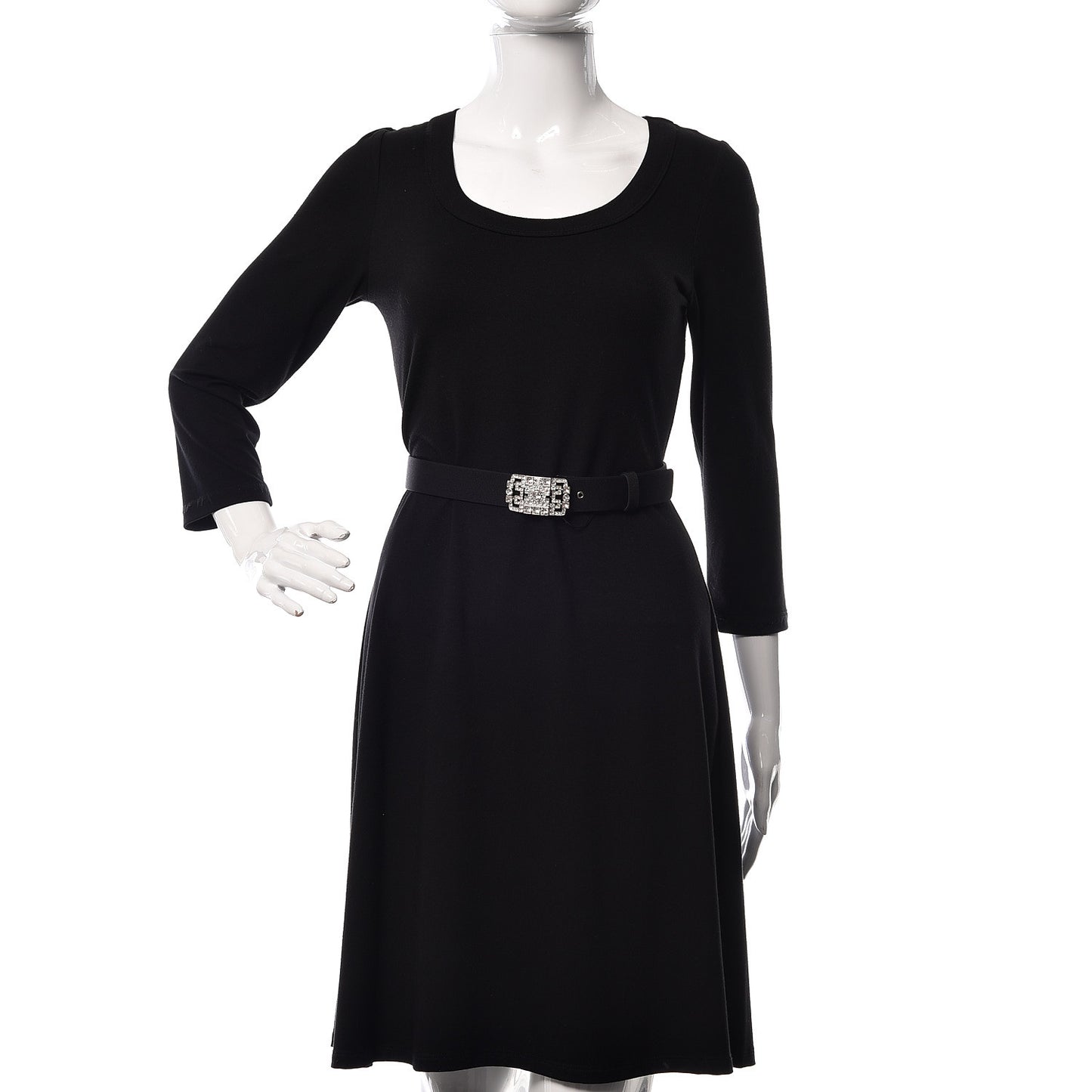 Grosgrain Crystal Belt 75 30 Black