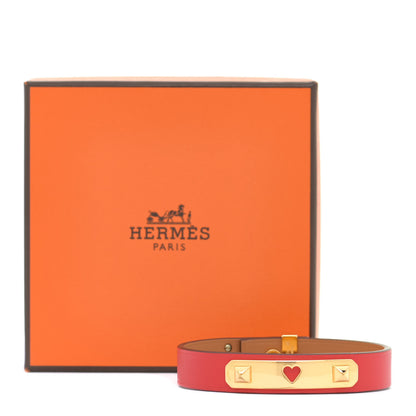 Hermes Swift As De Coeur Bracelet T3 Rouge De Coeur 7 of 7