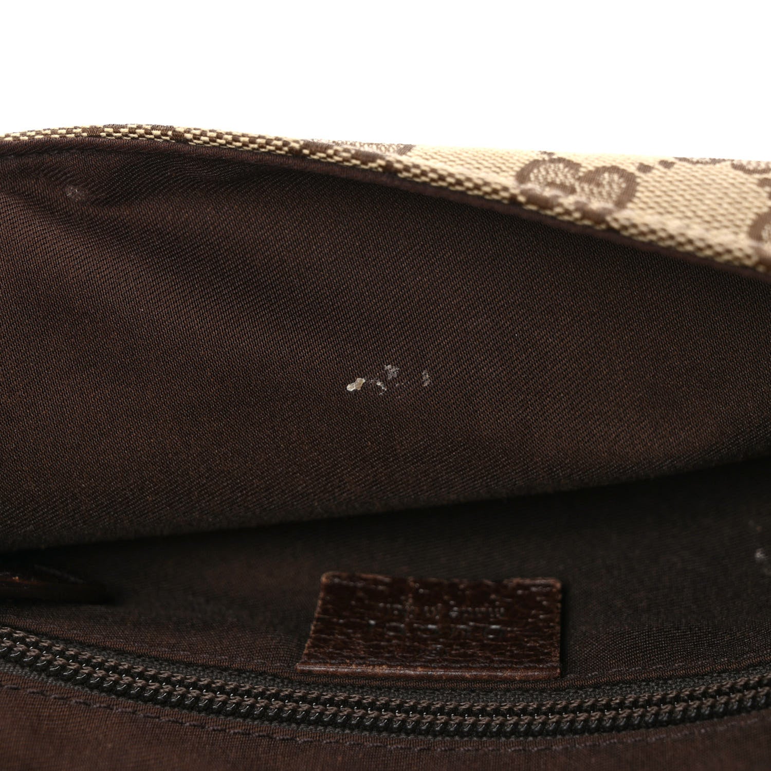 Gucci Monogram Belt Bag Dark Brown 9 of 9