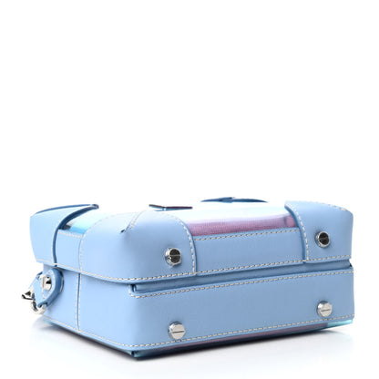 MCM Transparent Small E/W Soft Berlin Crossbody Hologram Blue Bell 3 of 4