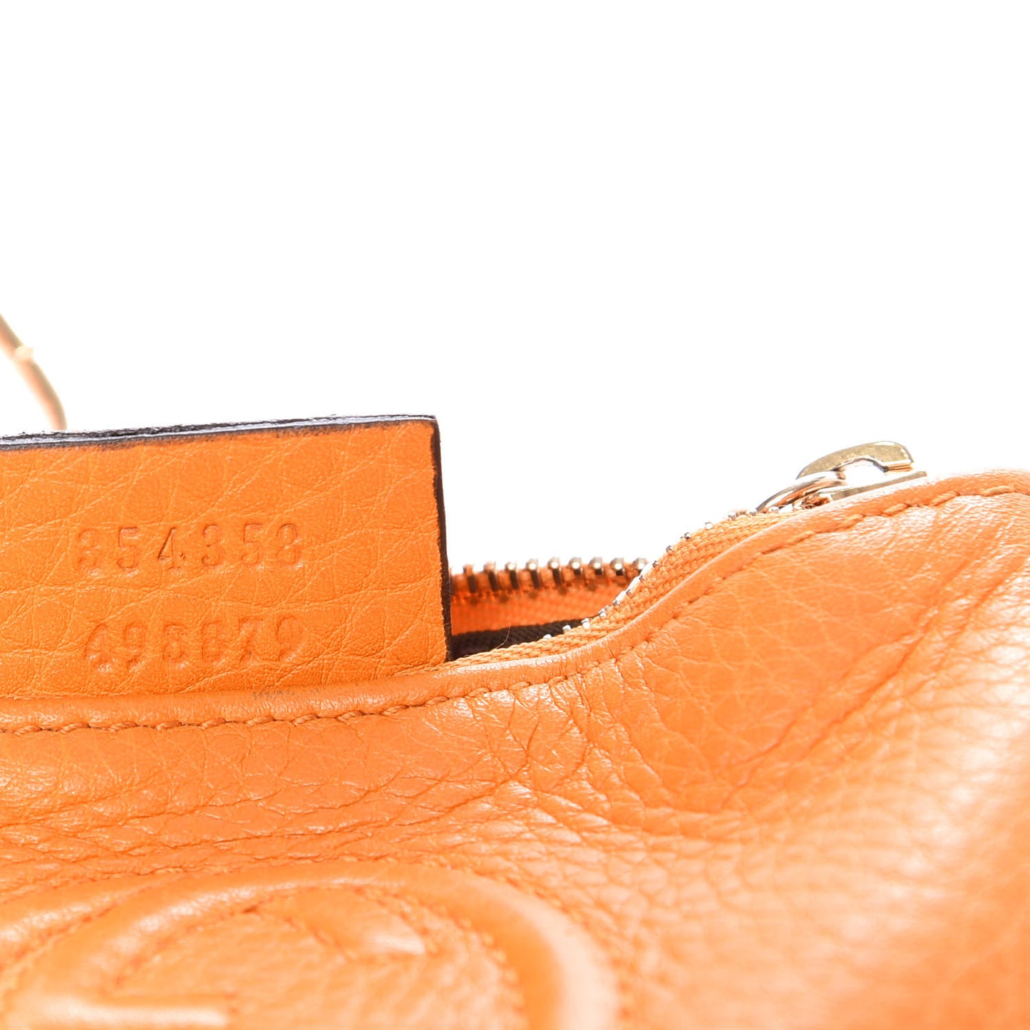 Pebbled Calfskin Soho Key Case Curcuma
