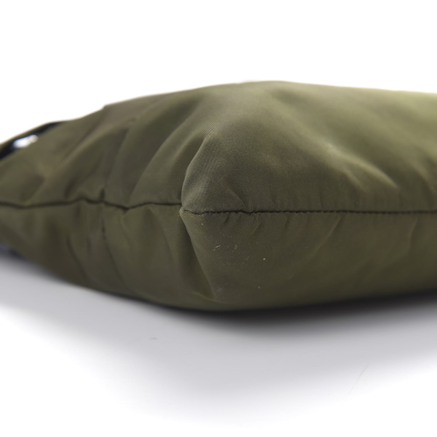 Prada Tessuto Nylon Flat Messenger Bag Militare 5 of 10