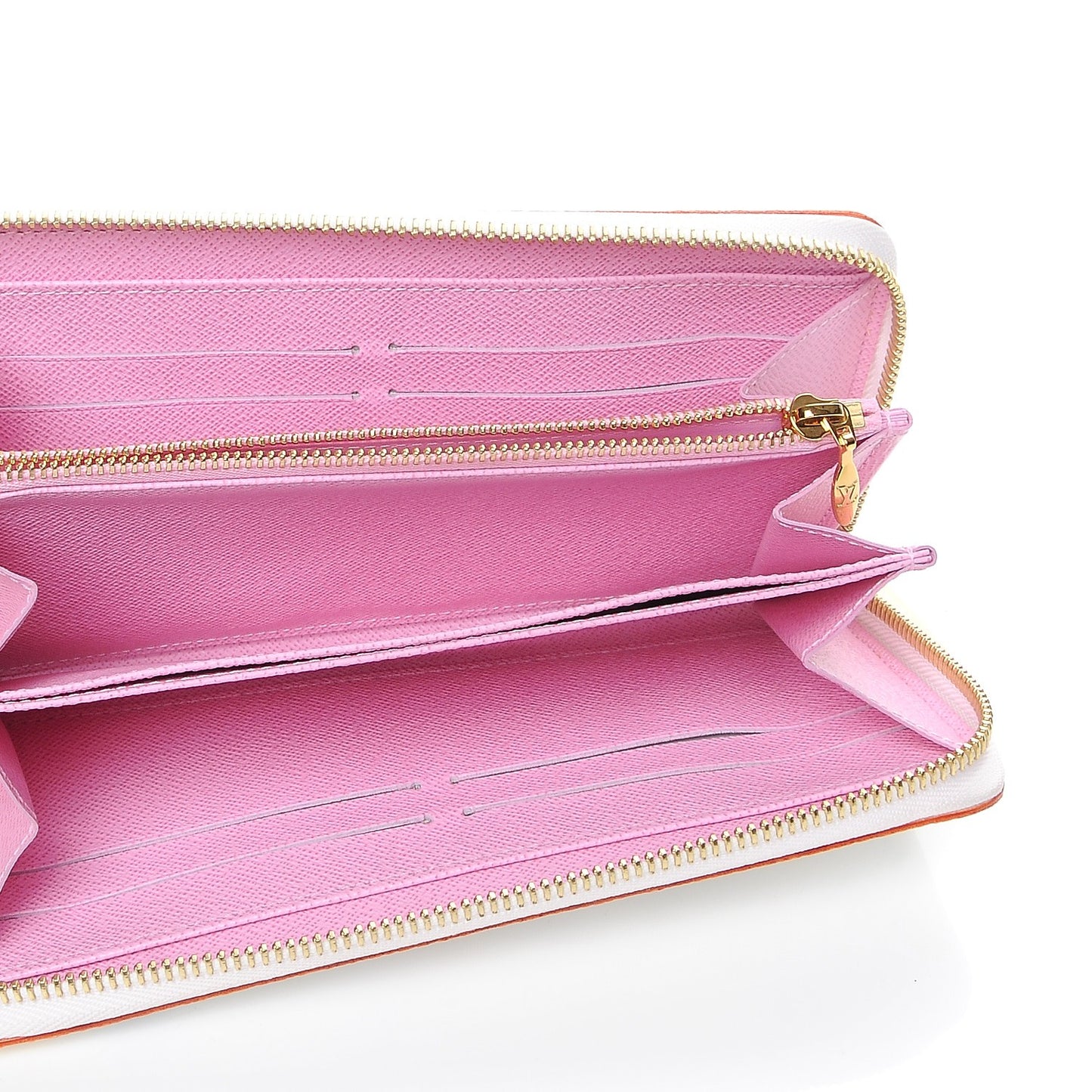 Monogram Multicolor Zippy Wallet White Litchi