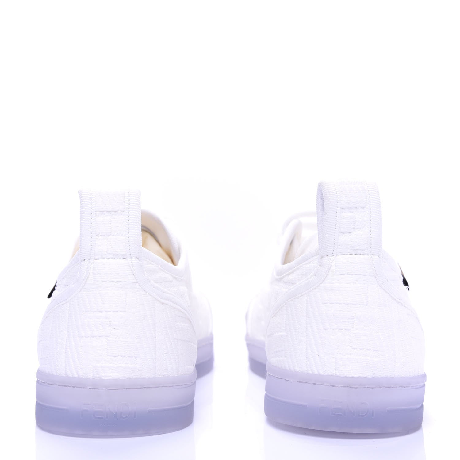 Fendi Corda FF Promenade Low Top Sneakers 35 White 6 of 10
