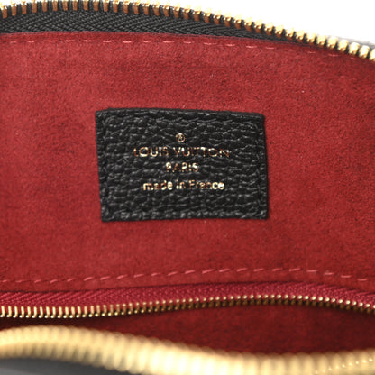 Louis Vuitton Empreinte Monogram Giant Speedy Bandouliere 25 Black Beige 6 of 7