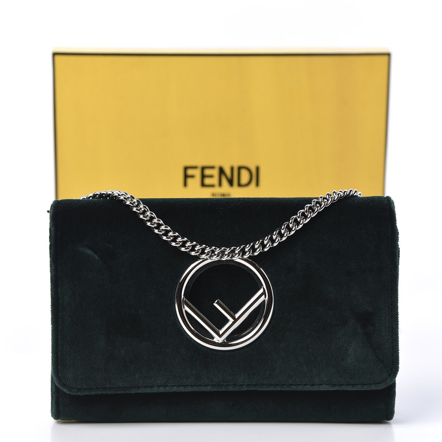 Fendi Velvet F is Fendi Wallet on Chain Amazzonia 10 of 10
