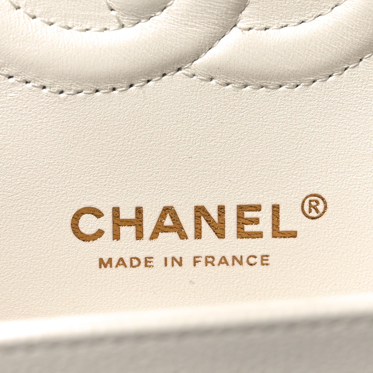 Chanel Caviar Quilted Medium Double Flap White 6 of 11