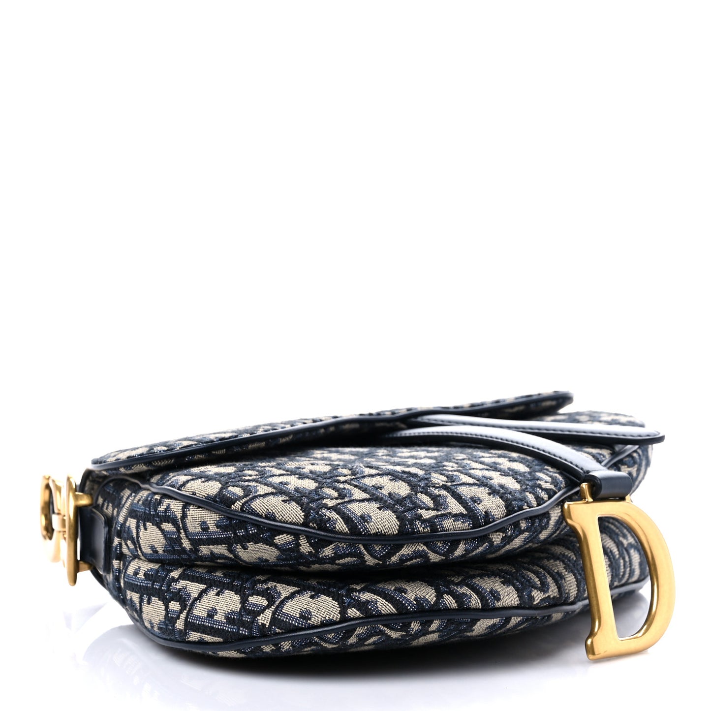 Oblique Saddle Bag Blue