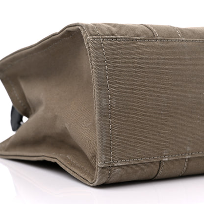 Marc Jacobs Cotton Canvas Medium The Traveler Tote Bag Slate Green 7 of 11