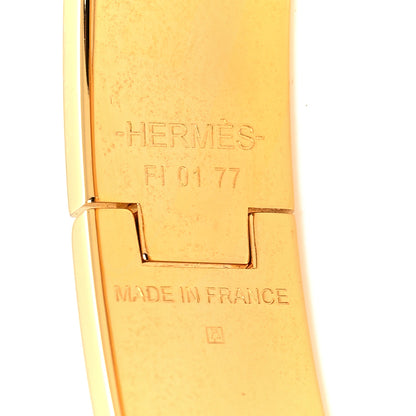 Hermes Enamel Narrow Clic Clac H Bracelet PM White 5 of 5