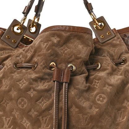 Louis Vuitton LOUIS VUITTON Suede Patent Monogram Irene Brown 7 of 11