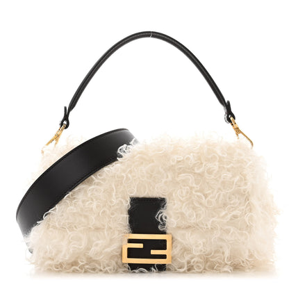 Fendi Mohair Baguette White 1 of 10