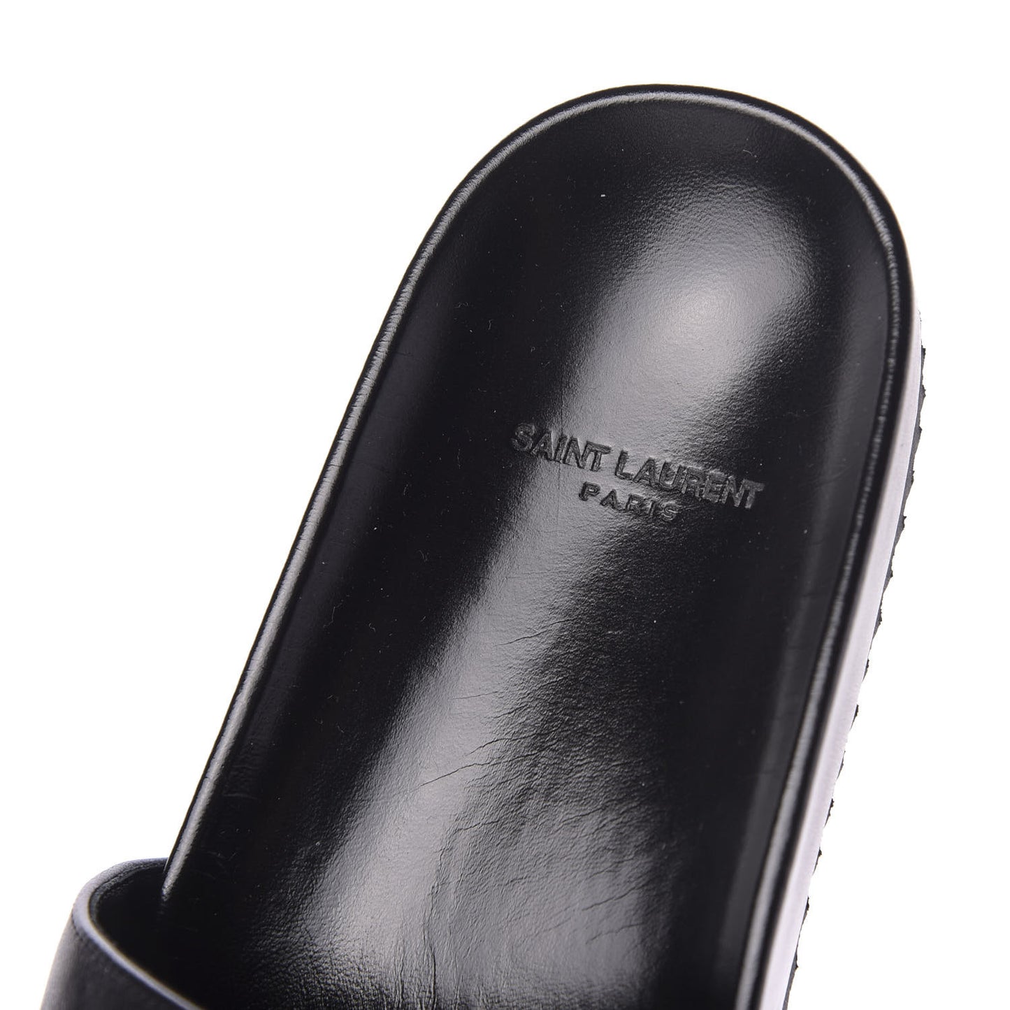 Lambskin Joan Slide Sandals Black