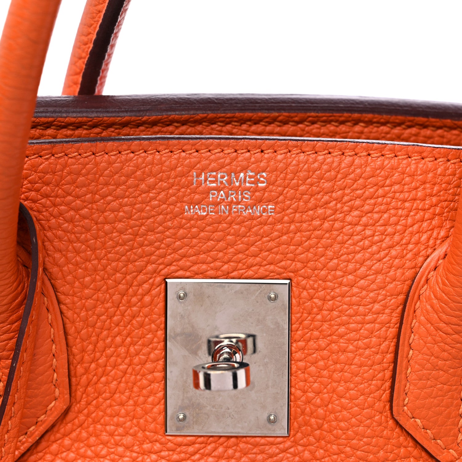 Hermes Togo BIRKIN 35 Orange 6 of 12