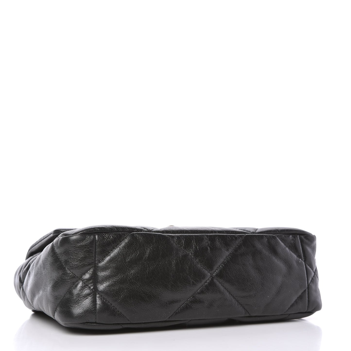 Goatskin Quilted Medium Chanel 19 Flap Black