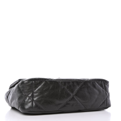 Chanel Goatskin Quilted Medium Chanel 19 Flap Black 4 of 11