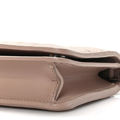 Prada Soft Calfskin Impunture Diagramme Chain Wallet Cipria 7 of 7