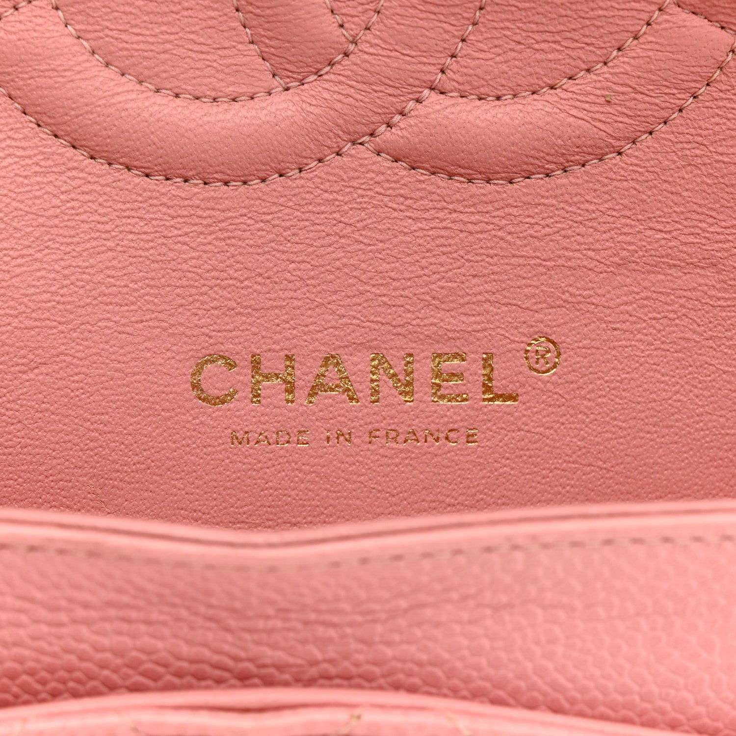 Chanel Caviar Quilted Medium Double Flap Pink 6 of 14
