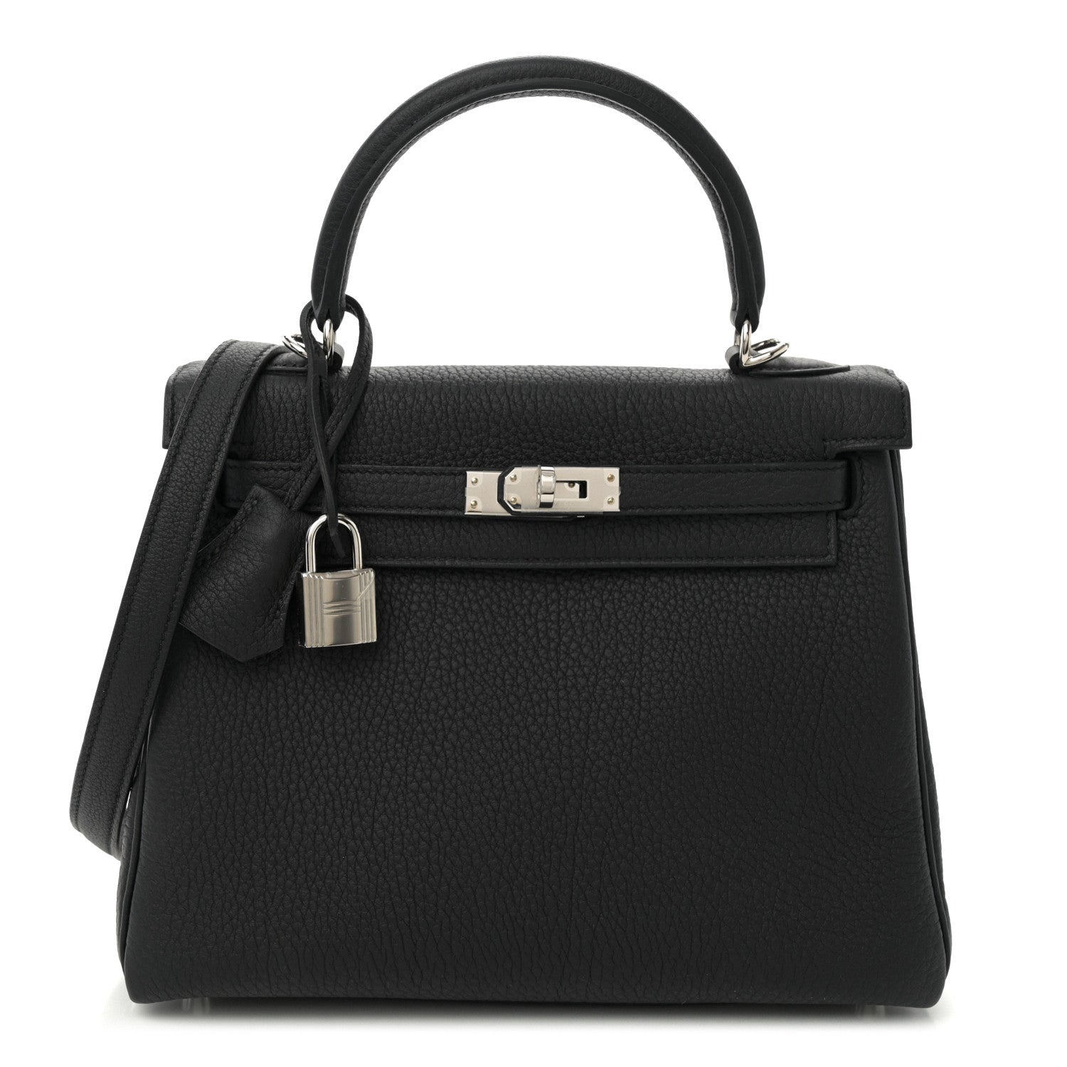 Hermes Togo Kelly Retourne 25 Black 1 of 10