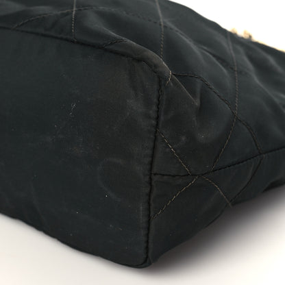 Prada Nylon Tessuto Impuntu Quilted Tote Black 8 of 8