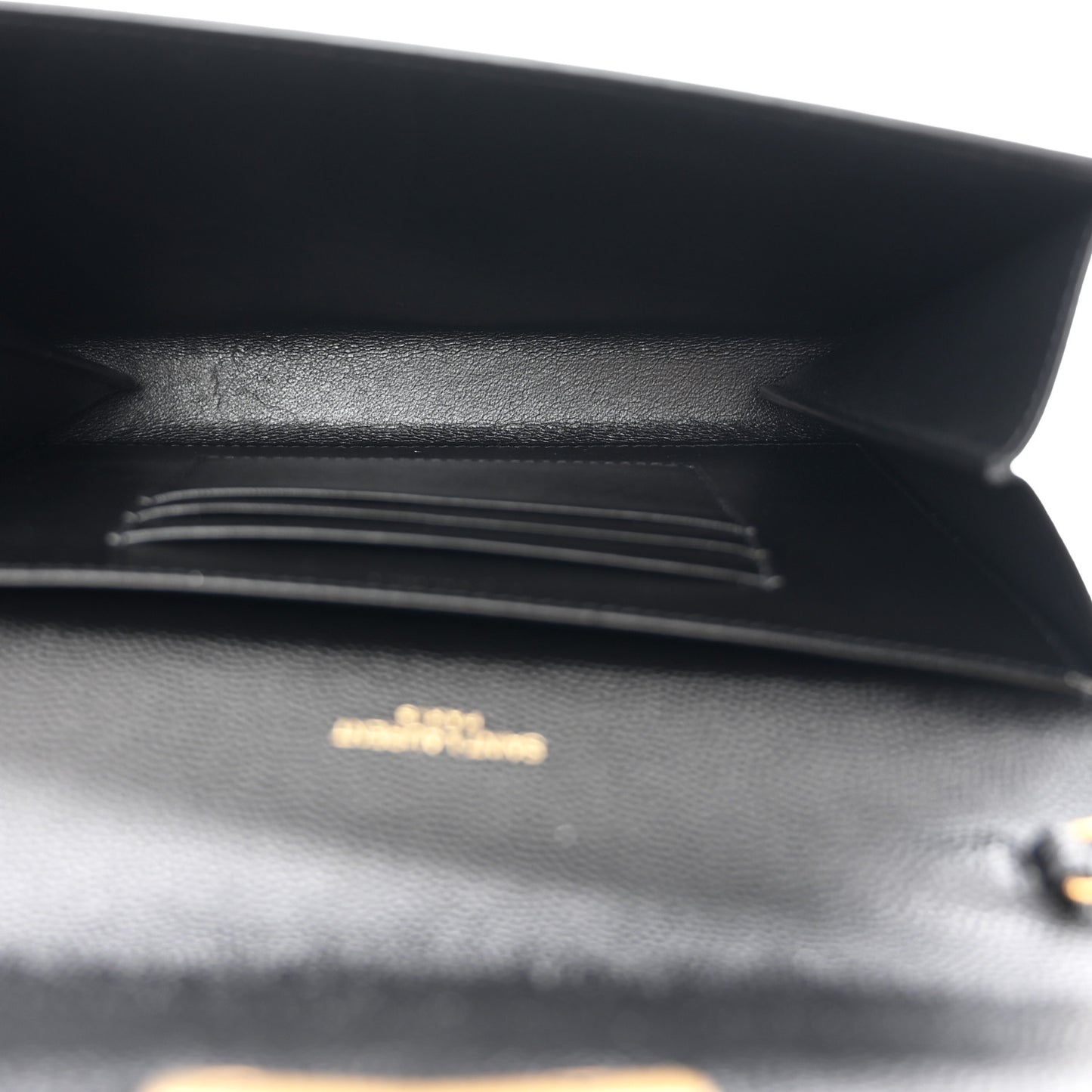 Grain De Poudre Monogram Cassandra Chain Wallet Black