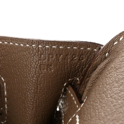 Hermes Togo Birkin 25 Etoupe 6 of 10
