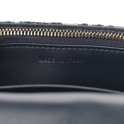 Christian Dior Oblique Saddle Belt Bag Blue 6 of 11