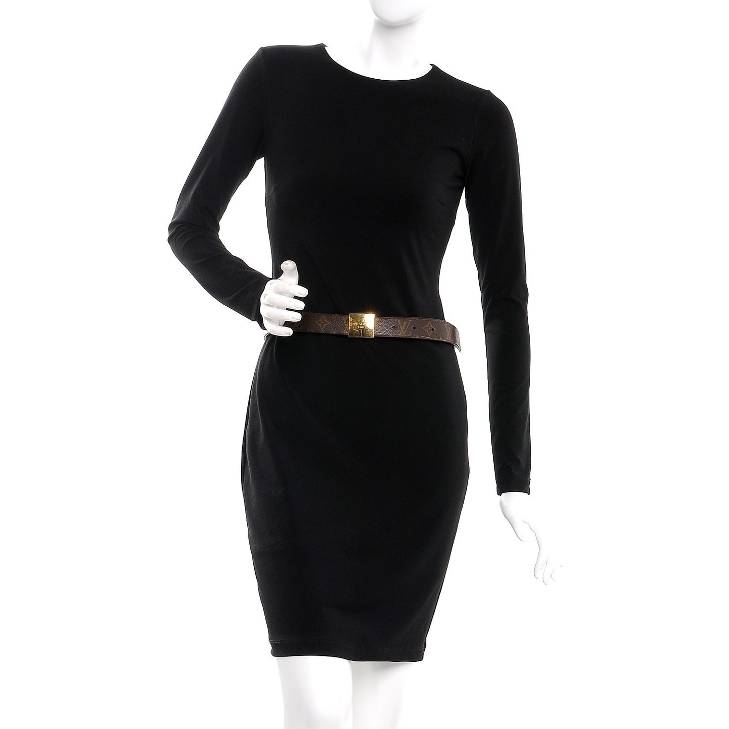 Monogram Ceinture Belt Gold Buckle 85 34