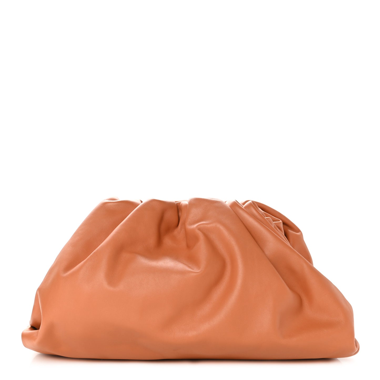 Smooth Butter Calf The Pouch Oversized Clutch Clay