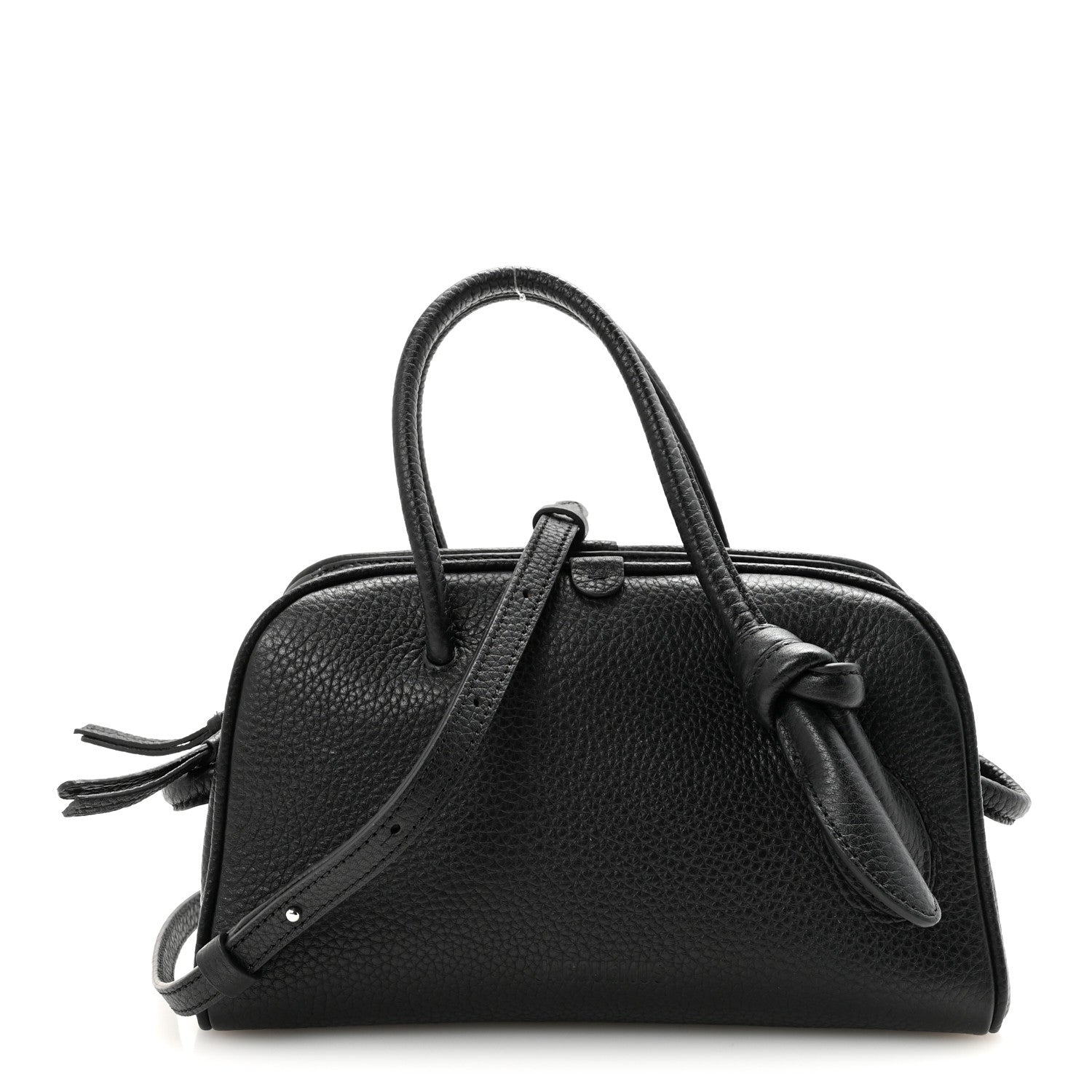 Jacquemus Grained Calfskin Le Petit Turismo Black 1 of 9