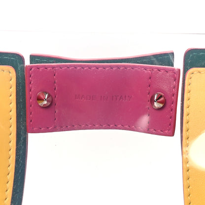 Christian Louboutin PVC Calfskin Spiked Medium Paloma Multicolor 8 of 10