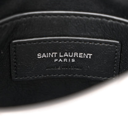Saint Laurent Metallic Lambskin Quilted Double Flap Bag Silver 7 of 16