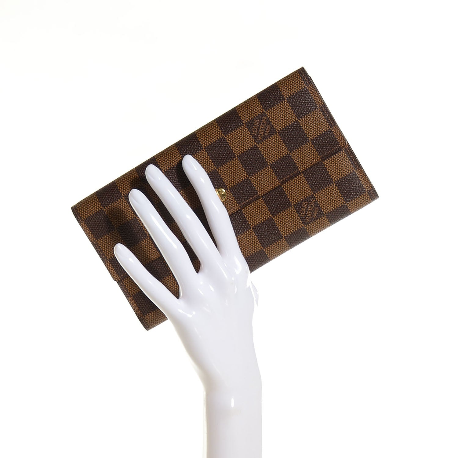 Louis Vuitton Damier Ebene Porte Tresor International Wallet 2 of 7