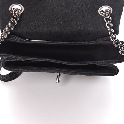 Chanel Iridescent Caviar Mini Lady Pearly Flap Black 5 of 10