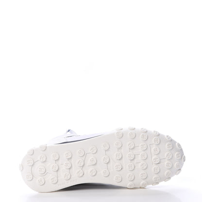 Chanel Calfskin Mesh Lycra Womens Logo Sneakers 36.5 White 6 of 8