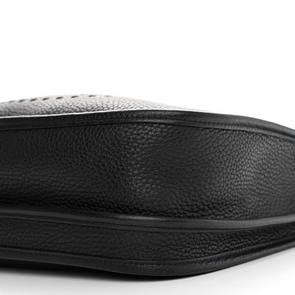 Hermes Taurillon Clemence Evelyne III PM Black 10 of 11
