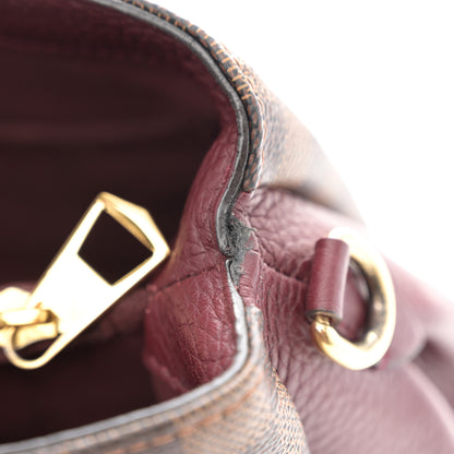 Louis Vuitton Damier Ebene Cuir Taurillon Brittany Bordeaux 10 of 15