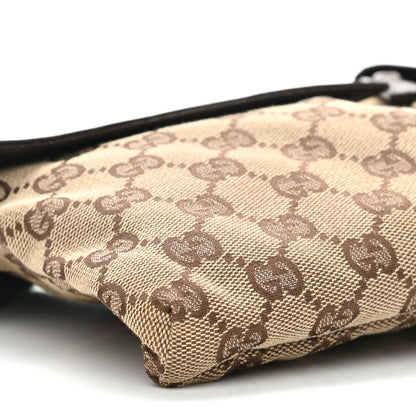 Gucci Monogram Web Belt Bag Dark Brown 9 of 11