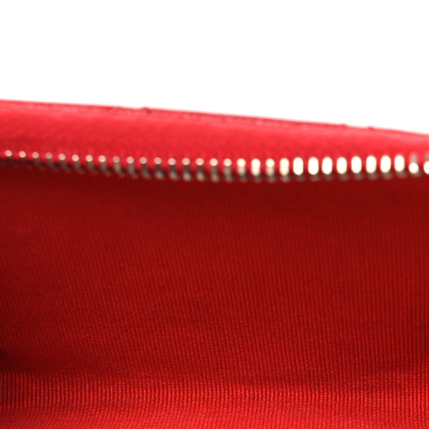 Chanel Caviar Quilted Zipped Key Holder Case Red 5 of 11