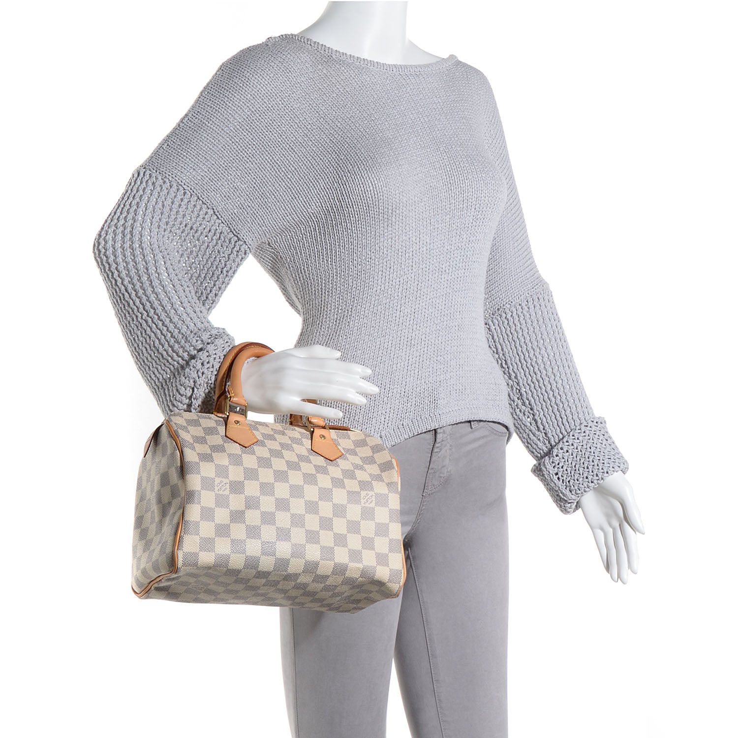 Louis Vuitton Damier Azur Speedy 25 2 of 7
