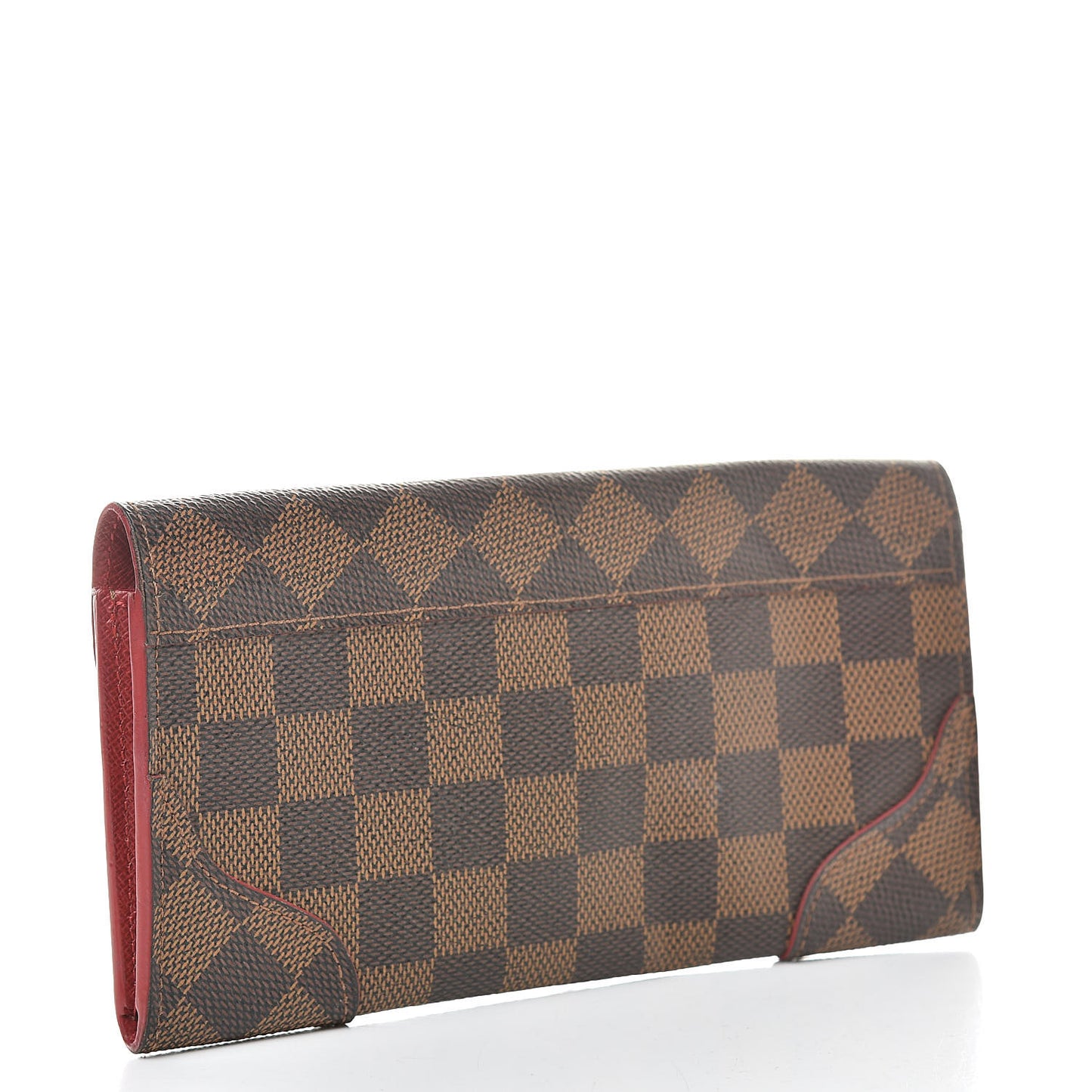 Damier Ebene Caissa Wallet Cherry