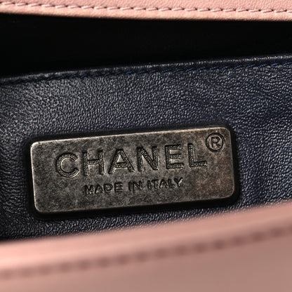Chanel Fur Calfskin Small Boy Flap Pink 6 of 10